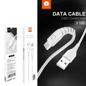 Cable Charger WUW X166 iPhone - ខ្សែសាក WUW X166 ក្បាល iPhone