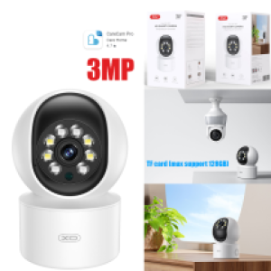Camera Desk Wifi 360° 3M XO CR01 - កាមេរ៉ាសុវត្ថិភាព វ៉ាយហ្វាយ 2.4G 360° XO CR01 3MP
