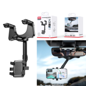 Holder Car Clip on Rearview mirror XO C115 - ជើងចាប់ទូរសព្ទ័ គាបកញ្ចក់មើលក្រោយឡាន XO C115