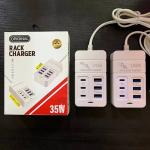 Power Charger Multiport 3USB 3PD 35W - ឆ្នាំងសាក ច្រើនរុន​ 3USB 3PD 35W