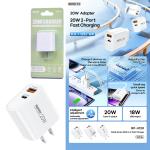 Power Charger Remax RP-U120 PD/QC 20w Adapter only - ឆ្នាំងសាក ខ្វីកឆាច Remax RP-U120 PD/QC 20w Adapter only