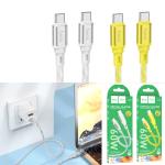 Cable Charger hoco X98 60W(Type-C to Type-C) - ខ្សែសាកស៊ីលីខូន 60W ហូកូ​ X98 TypeC to TypeC