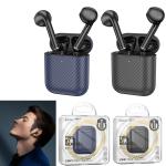 Earphone Bluetooth TWS hoco EW41 Plus Carbon fiber - កាសប្ល៊ូធូស មួយគូ ហូកូ EW41 Plus តួកាបោន