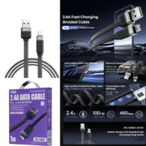 Cable Charger REMAX RC-C083 2.4A Micro - ខ្សែសាក REMAX RC-C083 2.4A ក្បាល Micro