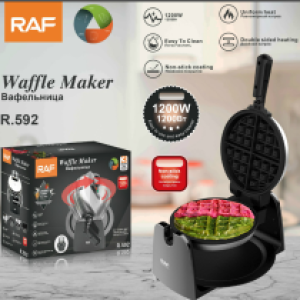 Waffle maker​​ 12000W RAF R.592 - ម៉ាស៊ីនចាក់នំពុម្ភ 1200W RAF R.592
