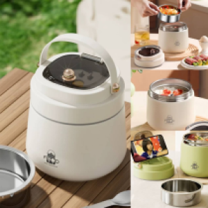 Lunch box stainless steel 1.2L  - ស្រាក់បាយអ៊ីណុក ​1.2L