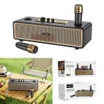 Speaker Bluetooth hoco BS63 (2 Wireless Mics) - បាស់ប្ល៊ូធូសប្រើថ្ម ហូកូ BS63 មានមេក្រូប៊្លូធូស2