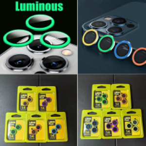 Lens Protector Night Light iPhone 16Pro/16 Pro Max - ស្រ្គីនកញ្ចក់ កាមេរ៉ាភ្លើយប់ iPhone 16Pro/16 Pro Max