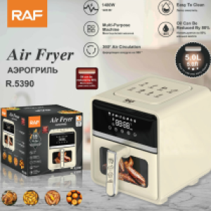 RAF air fryer 5.0L R.5390 - ម៉ាស៊ីនបំពងស្ងួតម៉ាក RAF 5.0L R.5390