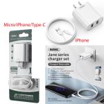 Power Charger Remax RP-U35 2USB Set iPhone - ឆ្នាំងសាក​ Remax RP-U35 2រុន ឈុត Lightning