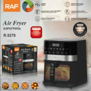 Air fryer 5.0L 1400W RAF R.5278 - ម៉ាស៊ីនបំពងស្ងួត 5.0L 1400W RAF R.5278