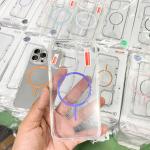 Case Clear magnetic color PTN170 iPhone 16 Pro Max - ស្រោមជ័រថ្លា មេដែកឆក់ PTN170 iPhone 16 Pro Max