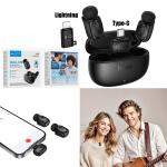 Microphone LIVE Wireless iPhone/TypeC hoco L19 - ក្បាលមេក្រូអត់ខ្សែ hoco L19 iPhone/Type-C