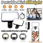 LED Selfie Ring Live mini cube - អំពូលមូល ស៊ែលហ្វី mini cube