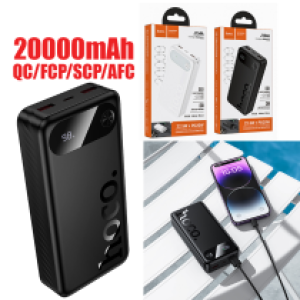 Power Bank hoco J154A 22.5W（PD/QC/FCP/AFC） 20000mAh - ថ្មជំនួយ hoco J154A Fast 22.5W+PD20W 20000មីលីអំពែ