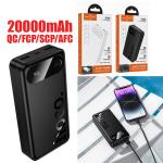 Power Bank hoco J154A 22.5W（PD/QC/FCP/AFC） 20000mAh - ថ្មជំនួយ hoco J154A Fast 22.5W+PD20W 20000មីលីអំពែ