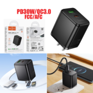 Power Charger hoco C157 PD30W+QC3.0 - ឆ្នាំងសាក ខ្វីកឆាច hoco C157 PD30W+QC3.0