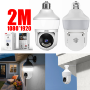 Camera Light Bulb 360° Wifi XO CR14 1920*1080 2M - កាមេរ៉ាវ៉ាយហ្វាយ ប្រើឌុយអំពូល XO CR14 1920*1080 2M
