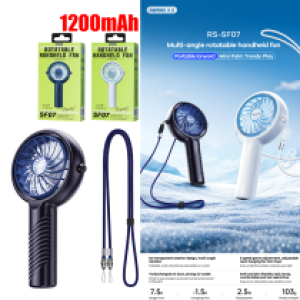 Fan Mini chargeable handheld Remax RS-SF07 - កូនកង្ហារសាកថ្ម កាន់ដៃ Remax RS-SF07