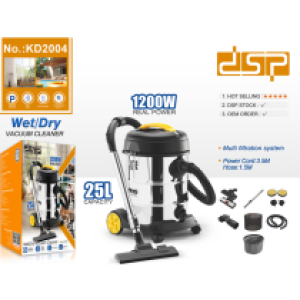 Vacuum cleaner​​​ 1200w 25L KD2004 - ម៉ាស៊ីនបូមធូលី 1200w 25L KD2004