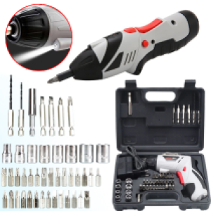 Screwdriver motor Rechargable  45in1 JST24802L - ម៉ូទ័រ តួនឺវីសប្រើថ្មសាក JST24802L