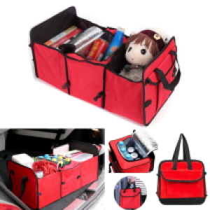 Car Bag fabric organiser 5Port - កន្ត្រក ឡានក្រណាត់ 5Port