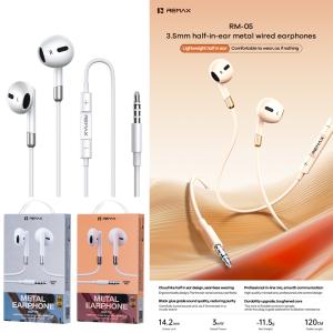 Earphone Wire 3.5mm RM-05 - កាសខ្សែ 3.5mm Remax RM-05