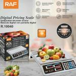 RAF Digital pricing scale R.10040 - ជញ្ជីងថ្លឹងម្ហូប RAF R.10040