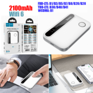 Router Modem 4G LTE hoco HI41 2100mAh - ឧបករណ៍ wifi ចល័ត hoco HI41 2100mAh