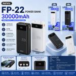 Power Bank 30000mAh PD+QC+3C Remax FP-22 2.4A - ថ្មជំនួយ PD+QC Remax FP-22 2.4A CCC 30000 មីលីអំពែ