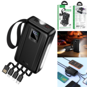 Power Bank 20000mAh PC/QC Set (Micro/iPhone/TypeC) hoco J173 - ថ្មជំនួយ hoco J173 PC/QC ឈុត(Micro/iPhone/TypeC) 20000មីលីអំពែ