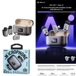 Microphone LIVE Wireless TypeC Remax K23 - ក្បាលមេក្រូអត់ខ្សែ Remax K23 Type C
