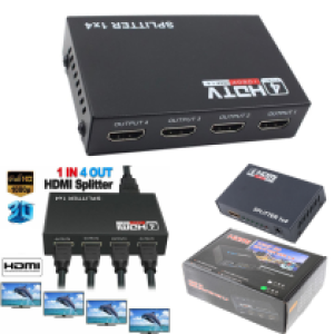 Splitter HDMI FullHD 1080p 1 to 4 - ដំបំបែក HDMI 1080p 1 ទៅ 4