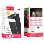Power Bank 50000mAh 22.5W hoco J86A LED Light - ថ្មជំនួយ hoco J86A LED 5000០ មីលីអំពែពេញ មានអំពូល