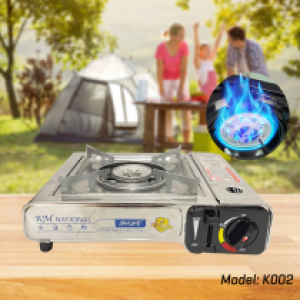 Portable gas stove K002 - ចង្ក្រានហ្គាសប្រើកំប៉ុង 002