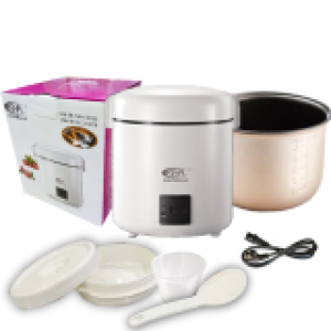 Rice cooker International deluxe 0.8L - ឆ្នាំងបាយគំរបជាប់ អគ្គិសនី 0.8 លីត្រ
