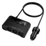 Power Car Charger 2cigarette Z64 240W(2C2A) 3in1 - ឆ្នាំងសាកក្នុងឡាន រុន 2 និង រុនសាកថ្ម Z64 240W(2C2A) 3-in-1