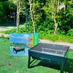 BBQ charcoal size S 19cmx36cm - ចង្ក្រានអាំងសាច់ ប្រើធ្យូង 19cmx36cm