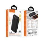 Power Bank 20000mAh PC/QC hoco J172A CCC - ថ្មជំនួយ hoco J172A PC/QC 20000មីលីអំពែ CCC