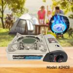 Portable gas stove K04CS - ចង្ក្រានហ្គាសប្រើកំប៉ុង 04CS