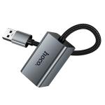 Converter Adapter USB to RJ45 100Mbs hoco UA48 - ដុំបំបែក ហូកូ UA48(USB to RJ45 100Mbs)