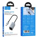 Converter Adapter USB to RJ45 100Mbs hoco UA48 - ដុំបំបែក ហូកូ UA48(USB to RJ45 100Mbs)