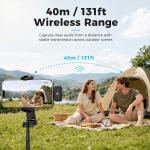 Microphone LIVE Wireless iPhone/TypeC XO MC17 AI Noise-Canceling - ក្បាលមេក្រូអត់ខ្សែ XO MC17 iPhone/Type-C AI កាត់សំលេងរំខាន