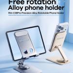 Holder Desk Tablet Pad/Mobile REMAX RM-C38Pro - ជើងទ្រអាយផែត លើតុ REMAX RM-C38Pro ដែកញ៉ូម