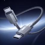 Cable Charger (C to C)REMAX CB58 PD 240W - ខ្សែសាក REMAX CB58 PD 240W ក្បាល (C-C)