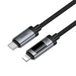 Cable Charger (C to I) PD27W hoco U148 LCD (1.2m) - ខ្សែសាក U148 Lord PD27W អេក្រង់ឌីជីថល សម្រាប់ iPhone (1.2m)