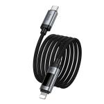 Cable Charger (C to I) PD27W hoco U148 LCD (1.2m) - ខ្សែសាក U148 Lord PD27W អេក្រង់ឌីជីថល សម្រាប់ iPhone (1.2m)