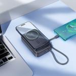 Power Bank 20000mAh PD45W Wireless hoco Q44A set TypeC - ថ្មជំនួយ hoco Q44A Fast PD45W ឈុត(Type-C) 20000មីលីអំពែ