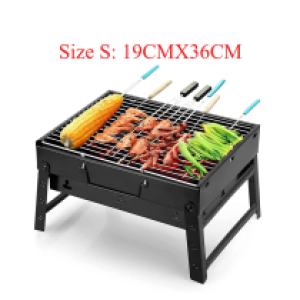 BBQ charcoal size S 19cmx36cm - ចង្ក្រានអាំងសាច់ ប្រើធ្យូង 19cmx36cm