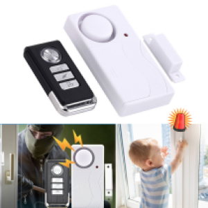 Alarm Door Window Open+Remort Control - ឧបករណ៍រោទិ៍ ពេលបើកទ្វារបបង្អួច តេលេ